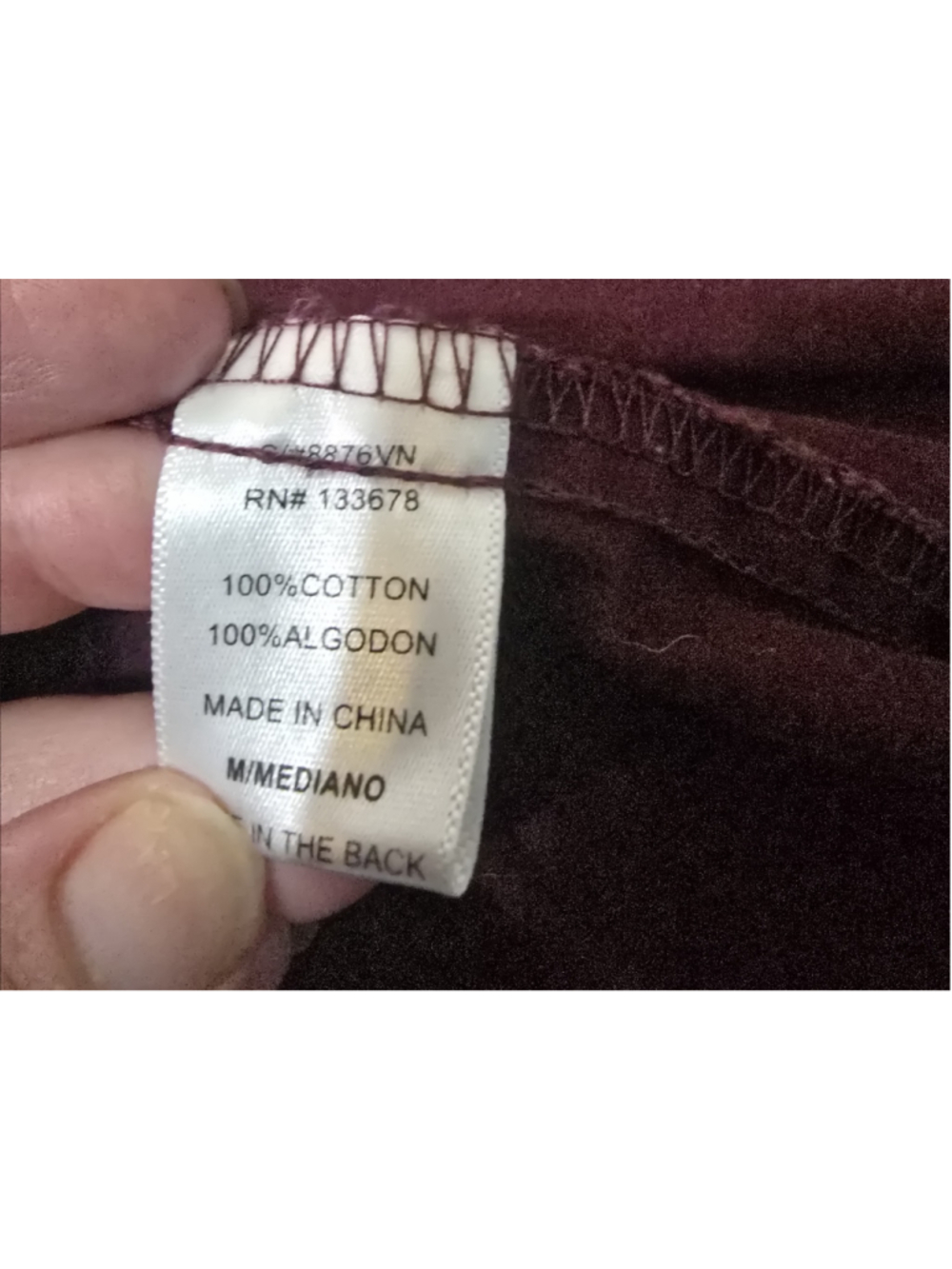 Women's Love Tree Burgundy Hooded Utility Vest Size M - Picture 5 of 5
